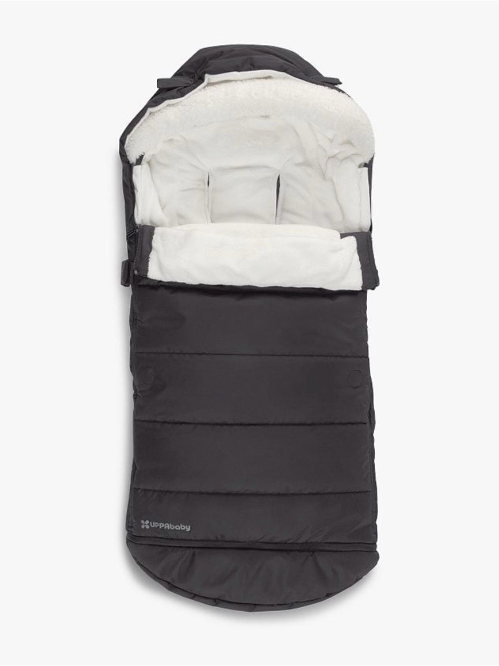 UPPAbaby Black Cozy Footmuff for Strollers - Fleece Lined